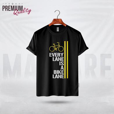 Manfare Premium Graphics T Shirt Black Color For Men image