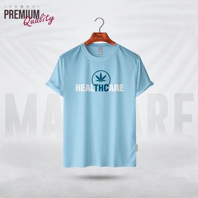 Manfare Premium Graphics T Shirt Turquoise Color For Men image