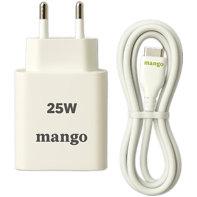 Mango 25w First Charging Adapter With Type C Cable image