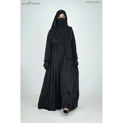 Manha Abaya Gown | black image