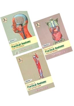 Manual of Practical Anatomy (Volume - 1, 2, 3 Set)