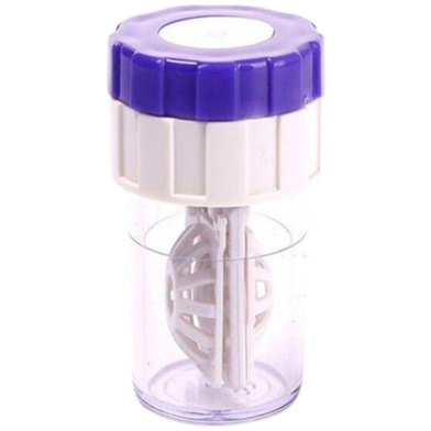 Manually Contact Lens Washer Cleaner Cleaning Lenses Case Eyewear Accessories Cleaning Contact Lens Case Container image