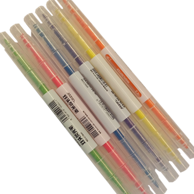 Marie's Double-Headed Highlighter Pen 5 Pcs Any Color image