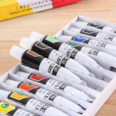 Maries acrylic paint set 12 color 12ml Professional student image
