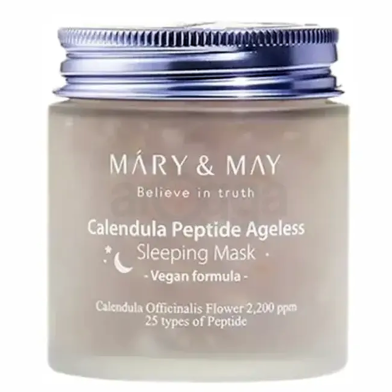 Mary And May Calendula Peptide Ageless Sleeping Mask - 110 gm image
