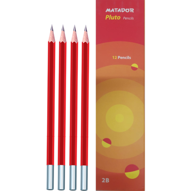 Matador Pluto Pencil 2B (Red) image