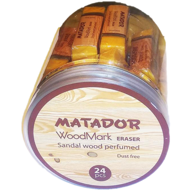 Matador Woodmark Eraser 24Pcs image