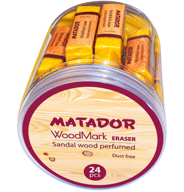 Matador Woodmark Eraser 24Pcs image