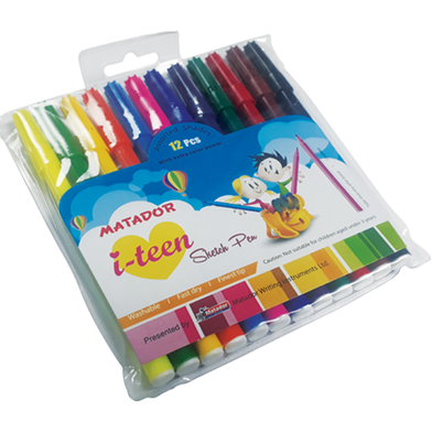 Matador i-teen Sketch Pen - (12 Pcs) image