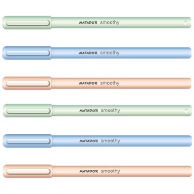 Matador smoothy premium ball Pen 6Pcs image