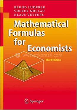 Mathematical Formulas for Economists