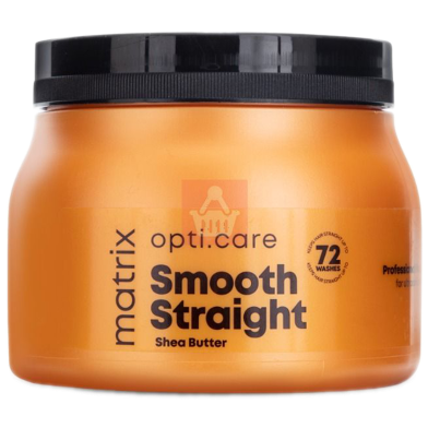 Matrix Opti Care Smooth Straight Hair Masque with Shea Butter - 490g image