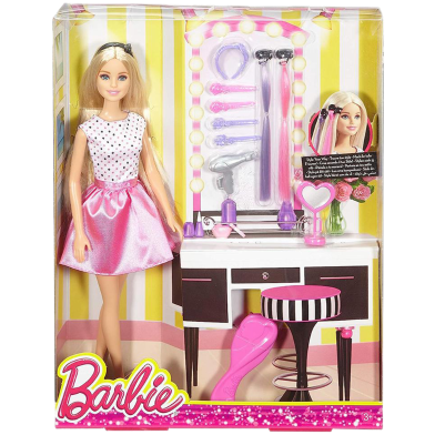 Mattel Barbie Style Your Way Fashion Doll With Hair Accessories -133130788 image