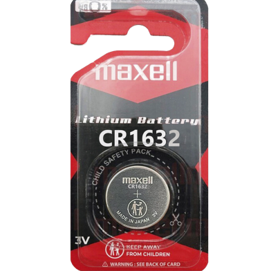 Maxell CR1632 3V lithium Button Cell Coin Battery CR 1632 image