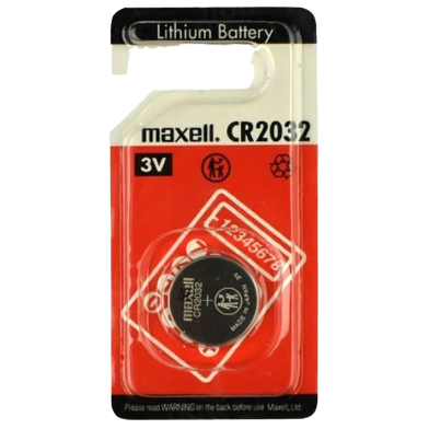 Maxell CR2032–3V Lithium Coin Cell Battery Bundle Of 2 Piece image