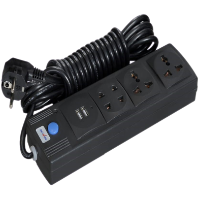 Maxline 16 Feet=5M 2 USB Port Multiplug image