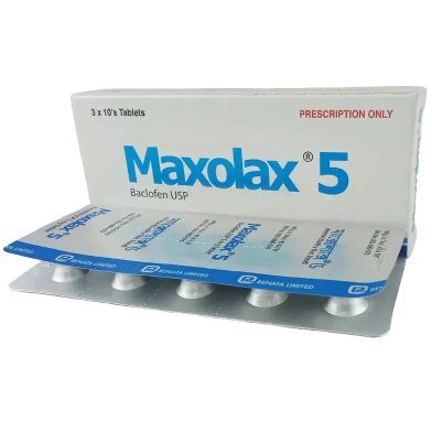 Maxolax 5 mg Tablet 10's strip image