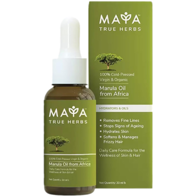 Maya True Herbs Organic Marula Oil 100percent Cold Pressed Virgin - 30ml image