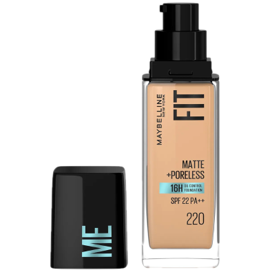 Maybelline Fit Me Matte Plus Poreless Foundation- Natural Beige 220 image