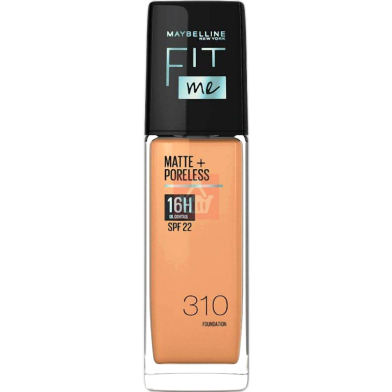 Maybelline Fit Me Matte Plus Poreless Liquid Foundation 310 image
