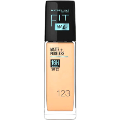 Maybelline Fit Me Matte Poreless 16H Oil Control Foundation - 123 image