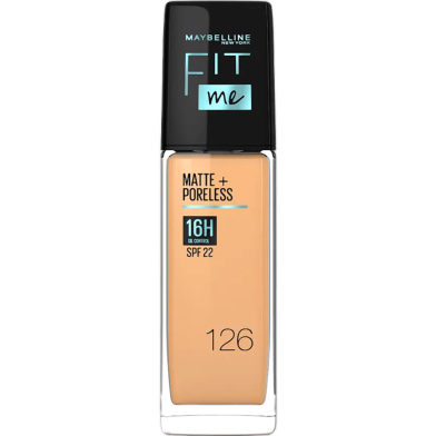 Maybelline Fit Me Matte Poreless 16H Oil Control Foundation - 126 image