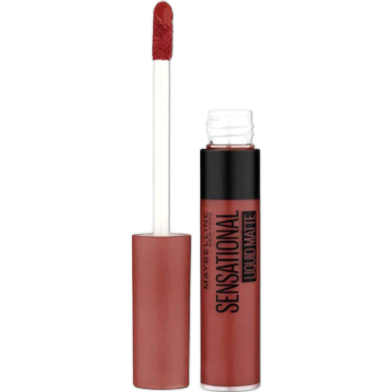 Maybelline New York Sensational Liquid Matte Lipstick - 17 Stop On Red image