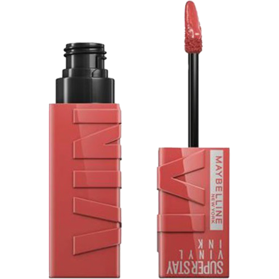 Maybelline Super Stay Vinyl Ink Long-Wear Liquid Lipstick (15-PEACHY) 4.2 ml image