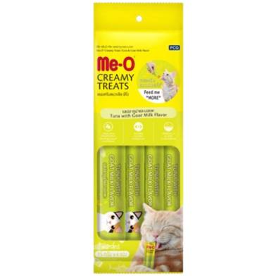 Me-O Treat Tuna With Goat Milk Flavour 15GX4pcs image