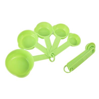 Measurement Cup Set -Green Colour (9 PCS ) image