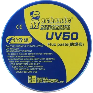 Mechanic UV50 Paste Flux Soldering Tin Advanced Solder Electric Soldering Iron Welding Fluxes For PCB/BGA/PGA/SMD Repair image
