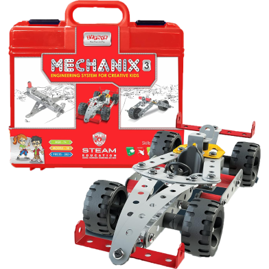 Mechanix 3 Smart Bag Construction Toy Building Blocks DIY Toy Boys and Girls 7 Year Plus image