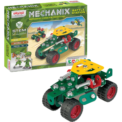 Mechanix Battle Station Construction Set War Themed Building Blocks For 6 year Plus Boys and Girls image