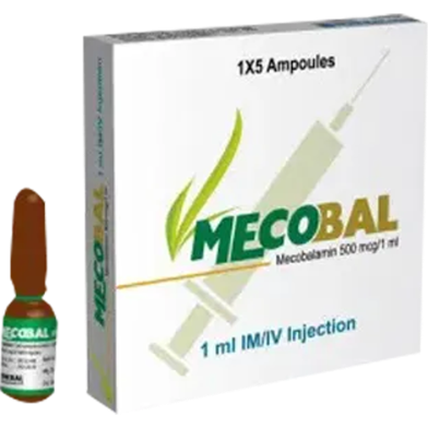 Mecobal 500 mcg/ml IM/IV Injection 1 ml Ampoule image