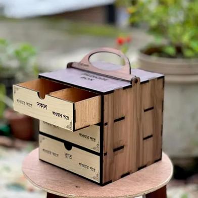 Medicine Organizer Box Material: Laminating Plywood Smooth Drawer 100 percent Eco-Friendly Material Slide 3