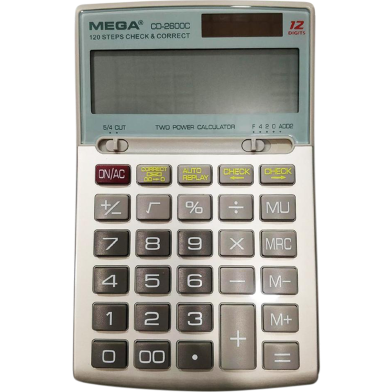 Mega Electronic Calculator 12 Digit image