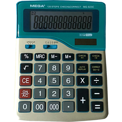 Mega Electronic Calculator 12 Digit - MG-923C image