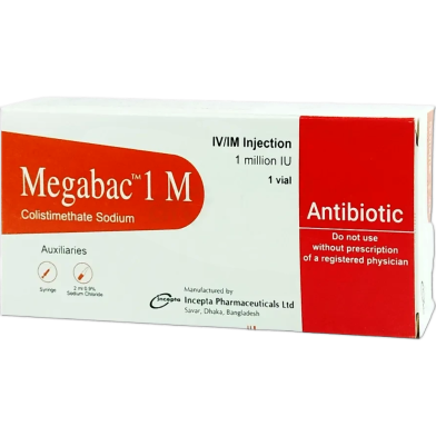 Megabac 1 MIU IM/IV Injection 1 MIU vial image