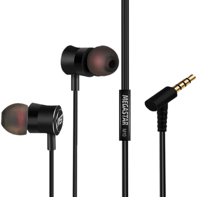 Megastar Wired Headphone-Black image