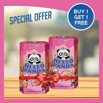 Meiji Hello Panda Strawberry 50g image