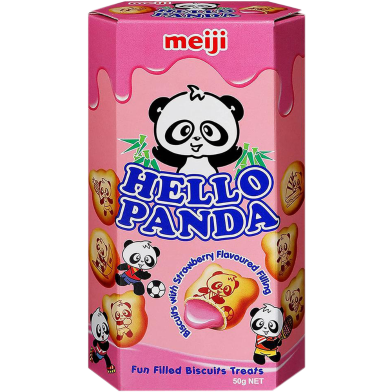 Meiji Hello Panda Strawberry 50gm image
