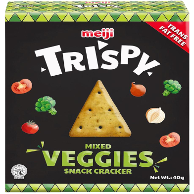 Meiji Trispy Biscuits Veggies/Cheese 40gm image