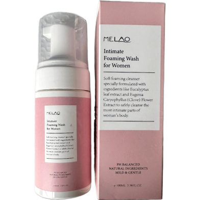 Melao Antibacterial and Ph Balanced Intimate Foaming Wash For Women 100ml image