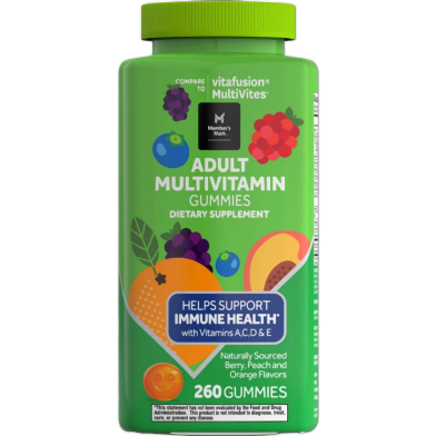 Member's Mark Adult Multivitamin Gummies 260 Count - 193968346393 image