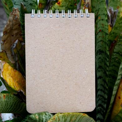 Memo Book White Double-O Ring Notebook image