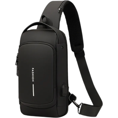Men's Multi-function Anti-theft USB Shoulder Bag Crossbody Bag Travel Sling Bag Pack Messenger Pack Chest Bag image