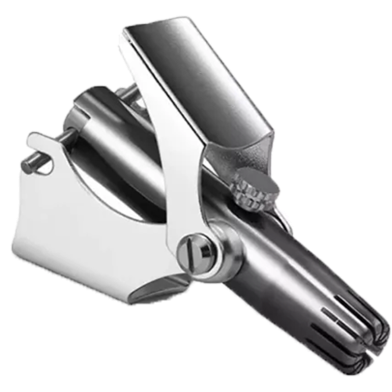 Men's Nose Hair Trimmer Stainless Steel Manual Trimmer Suitable For Nose Hair Razor Washable Portable Nose Hair Trimmer image