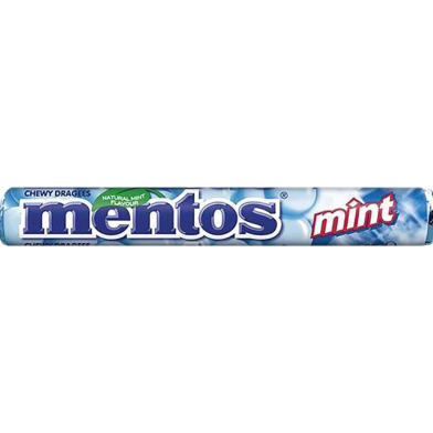 Mentos Mint Flavour Candy Roll 37gm image