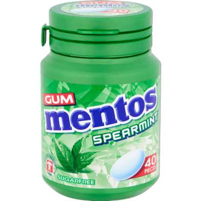 Mentos White Spearmint Gum 40 Pieces 56gm image