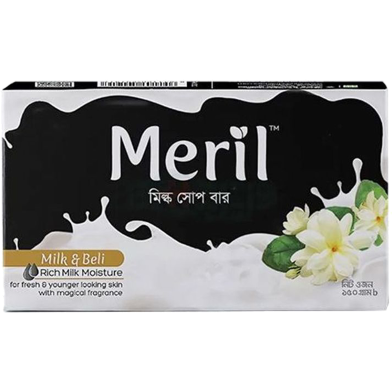 Meril Milk And Beli Soap (Rich Milk Moisture) -150 gm image